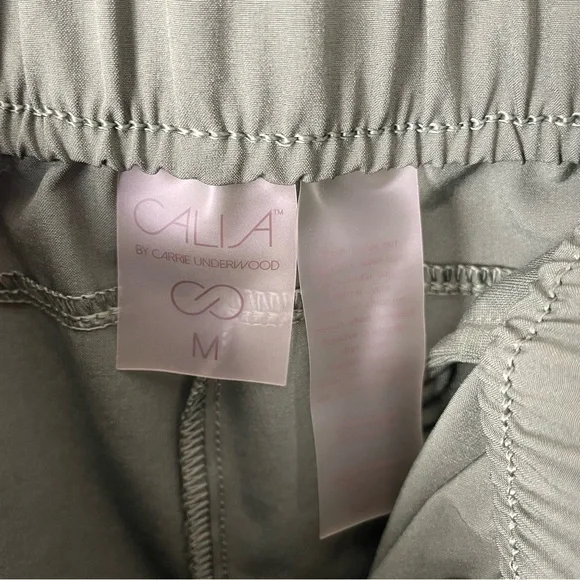 CALIA by Carrie Underwood Journey Tuxedo Stripe Green Pants M - Picture 5 of 5